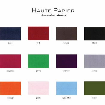 Grand Box of Letterpress Stationery by Haute Papier