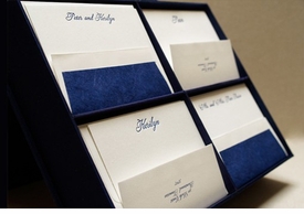 grand box of letterpress stationery by haute papier