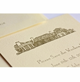 Grand Building Save the Date Card