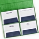 Grand Green Silk Stationery Box - G4