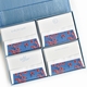 grand light blue silk stationery box - g7
