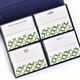 grand navy silk stationery box - g11