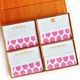 grand orange silk stationery box - g5