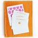 grand orange silk stationery box - g5