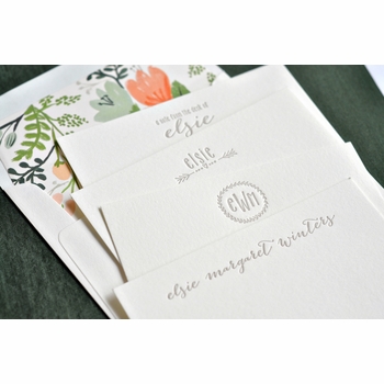 grand pine silk stationery box - g2