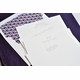 Grand Purple Silk Stationery Box - G14