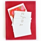 Grand Red Silk Stationery Box - G15