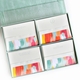 grand seafoam silk stationery box - g8