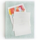 Grand Seafoam Silk Stationery Box - G8