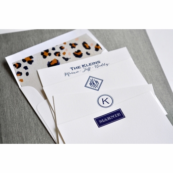 grand silver silk stationery box - g10