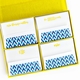 grand yellow silk stationery box - g1