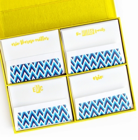 Grand Yellow Silk Stationery Box - G1