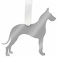 Great Dane Christmas Ornament - Gold