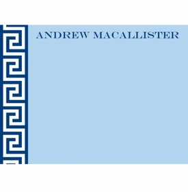Greek Key Accent Enclosure Card