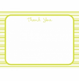 Green and Stripes Enclosure Card