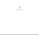 green frog children's stationery