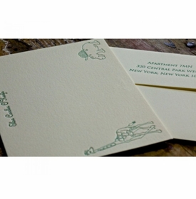 Green Giraffe Kid's Stationery