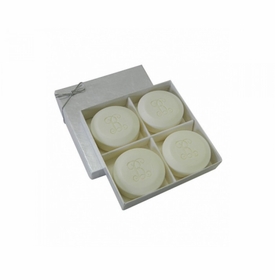 Guest Bar Round Soap Set Vine Initial