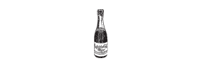 h-483 champagne bottle