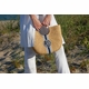 half moon monogrammed large basket bag