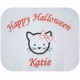 halloween gift set - kitty bib and burp cloth