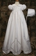 hand embroidered silk christening gown