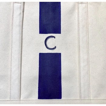 Hand Painted Monogrammed Tote
