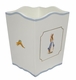 Hand Painted Waste Basket