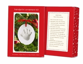 Handprint Ornament Snowball Box