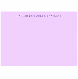 Hannah Social Stationery