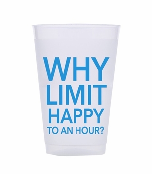 Happy Shatterproof Roadie Cups