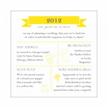 Hartley & Joe Year in Review Card