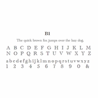 haute papier block B1