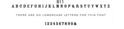 haute papier block B11