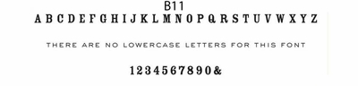 haute papier block B11