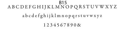 haute papier block B15
