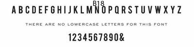 haute papier block B18
