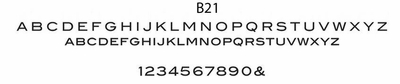 haute papier block B21