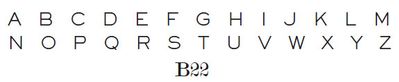 haute papier block b22