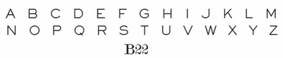 haute papier block b22