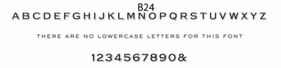haute papier block B24