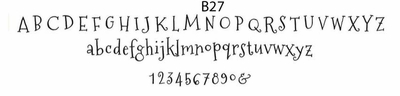haute papier block B27