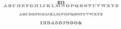 haute papier block B33