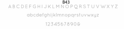 haute papier block B43