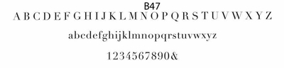 haute papier block B47