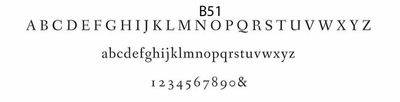 haute papier block B51