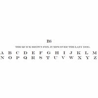 haute papier block B6