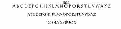 haute papier block B65