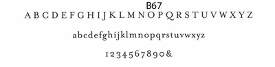 haute papier block B67