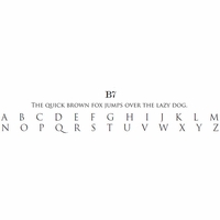 haute papier block B7
